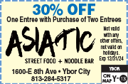 Special Coupon Offer for Asiatic Street Food + Noodle Bar